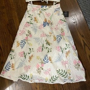 Lulu’s floral skirt